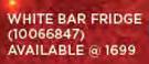 Sansui White Bar Fridge 