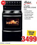 Univa 4 Plate 74Ltr Electric Stove U116B