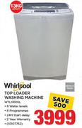 Whirpool 13Ltr Top Loader Washing Machine WTL1300SL