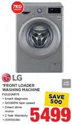 LG 7Kg Front Loader Washing Machine (F12U2QNP7S)