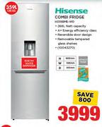 Hisense 359Ltr Combi Fridge (H359BME-WD)