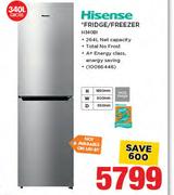 Hisense 340Ltr Fridge/Freezer (H340BI)