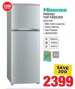 Hisense 220Ltr Fridge/Top Freezer H220TME