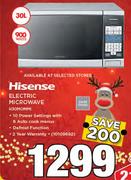 Hisense 30Ltr Electric Microwave H30MOMMI