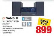 Sansui DVD Micro HiF- SMD-210BT