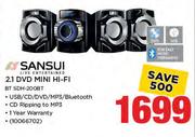 Sansui 2.1 DVD Mini Hi-Fi BT SDH-200BT