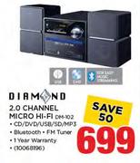 Diamond 2.0 Channel Micro Hi-Fi DM-102