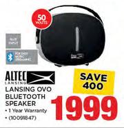 Altec lansing ovo bluetooth sales speaker