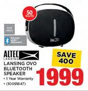 Altec Lansing Ovo Bluetooth Speaker