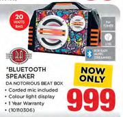 RA Bluetooth Speaker DA NOTORIOUS BEAT BOX