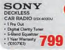 Sony Deckless Car Radio