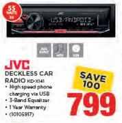 JVC Deckless Car Radio KD-X141