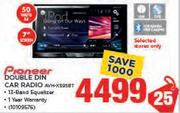 Pioneer Double Din Car Radio AVH-X595BT