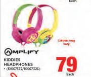 Amplify Kiddies Headphones-Each