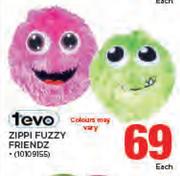 Tevo Zippi Fuzzy Friendz-Each