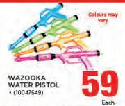 Wazooka Water Pistol-Each