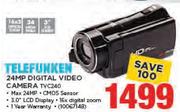 Telfunken 24 MP Digital Video Camera TVC240