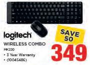 Logitech Wireless Combo MK220