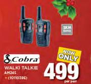 Cobra Walki Talkie AM245-Per Pair