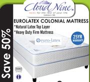 Cloud Nine Eurolatex Double Colonial Mattress
