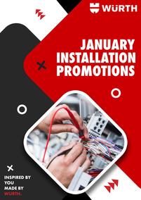 WURTH : Installation Promotions (01 January - 31 January 2022)