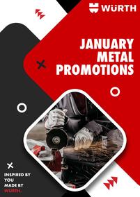 WURTH : Metal Promotions (01 January - 31 January 2022)