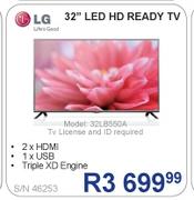 LG 32" LED HD Ready TV 32LB550A S/N46253