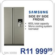 Samsung Side By Side Fridge S/N33058