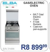 Elba Gas/Electric Oven S/N31444