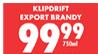 Klipdrift Export Brandy-750ml