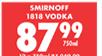 Smirnoff 1818 Vodka-750ml