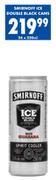 Smirnoff Ice Double Black Cans-24 x 250ml