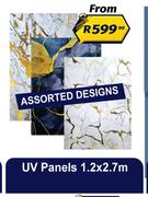 UV Panels 1.2 x 2.7m