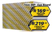 Ceiling Boards 7mm Imp Gyp Board 3.6m x 1.2m 35054