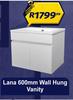 Lana 600mm Wall Hung Vanity