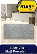Matt Porcelain 600 x 1200-Per Sqm
