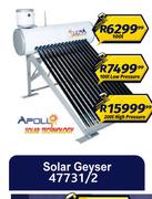 Apoll Solar Geyser 100L Low Pressure 47731/2