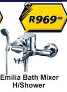 Emilia Bath Mixer H/Shower