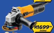 Ingco Angle Grinder 2400W 43426/31418