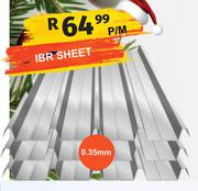 IBR Sheet 0.35mm-Per M