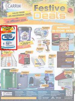 K Carrim Builders : Festive Deals (05 December 2025 - 06 January 2026), page 1