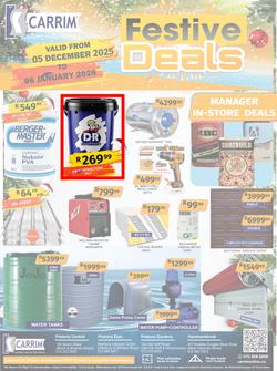 K Carrim Builders : Festive Deals (05 December 2025 - 06 January 2026), page 1