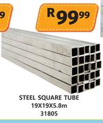 Steel Square Tube 19 x 19 x 5.8m 31805