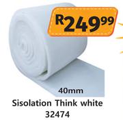 Sisolation Think White 40mm 32474