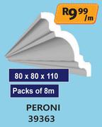 Peroni Cornice Packs Of 8m 80 x 80 x 110 39363-Per M