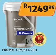 Promoc Dim/Silk 10 Colours-20L