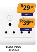 Electric Plug (Single) 34550/3