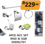 6 Piece ACC Set RND & SOR 50696/701-Each