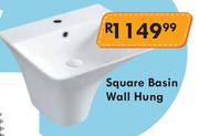 Square Basin (Wall Hung)