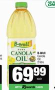 B-Well Canola Oil-2Ltr 